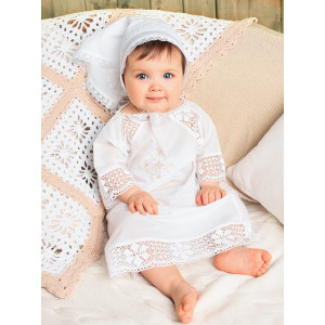 Крестильный набор Ольга с пеленкой