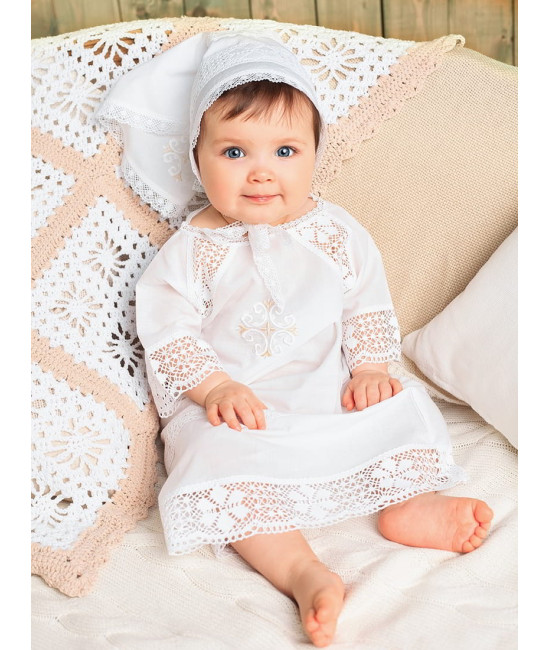 Крестильный набор Ольга с пеленкой