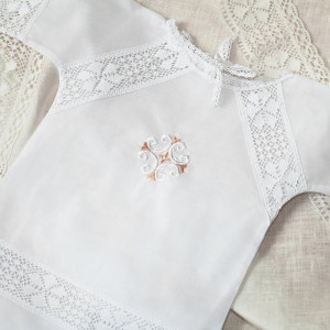 Крестильный набор Ольга с пеленкой