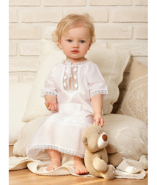 Крестильный набор Павел с махровым уголком