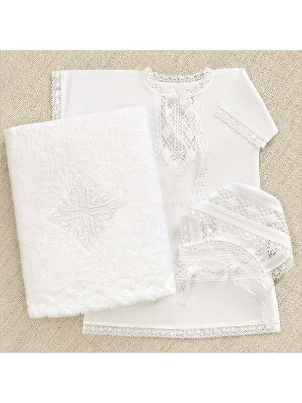 Крестильный набор Павел с классическим полотенцем