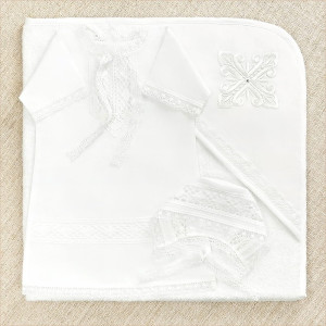 Крестильный набор Павел с махровым уголком