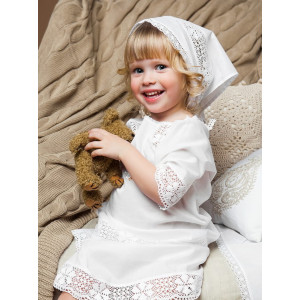 Крестильный набор Пелагея с классическим полотенцем