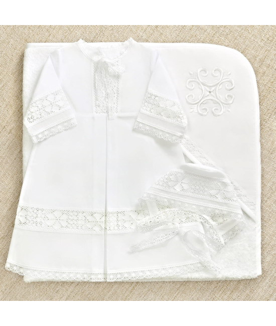 Крестильный набор Пелагея с махровым уголком