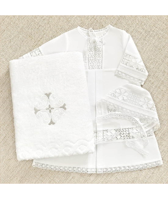 Крестильный набор Пелагея с классическим полотенцем