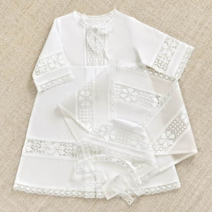 Крестильный набор Пелагея с классическим полотенцем