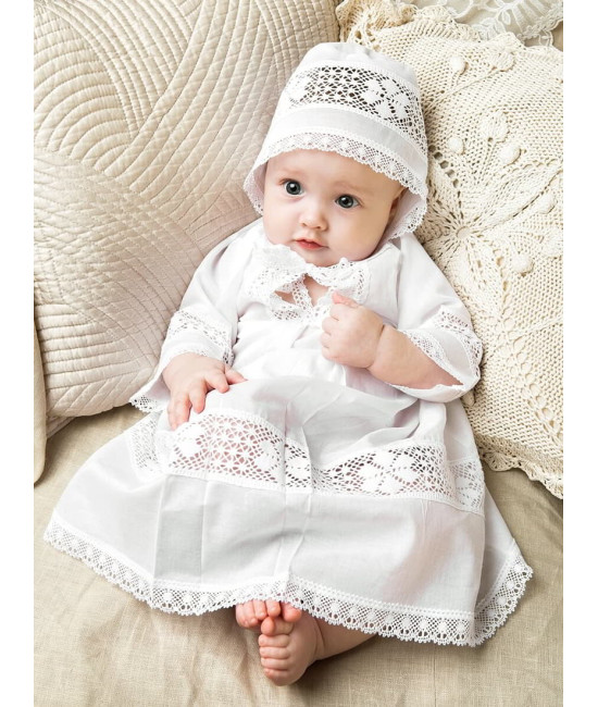 Крестильный набор Пелагея с классическим полотенцем