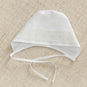 Крестильный набор Ручеек с кружевным полотенцем