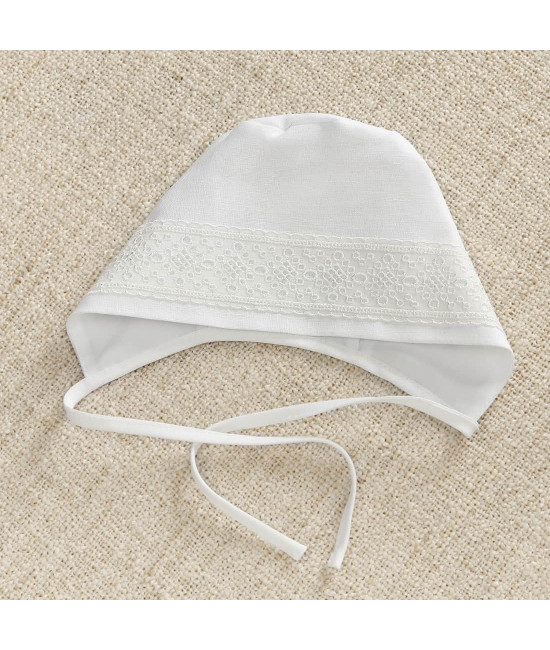 Крестильный набор Ручеек с кружевным полотенцем