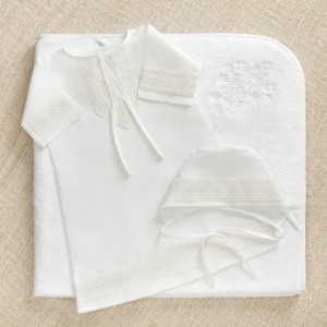 Крестильный набор Ручеек с махровым уголком