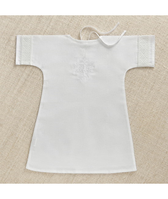 Крестильный набор Ручеек с кружевным полотенцем