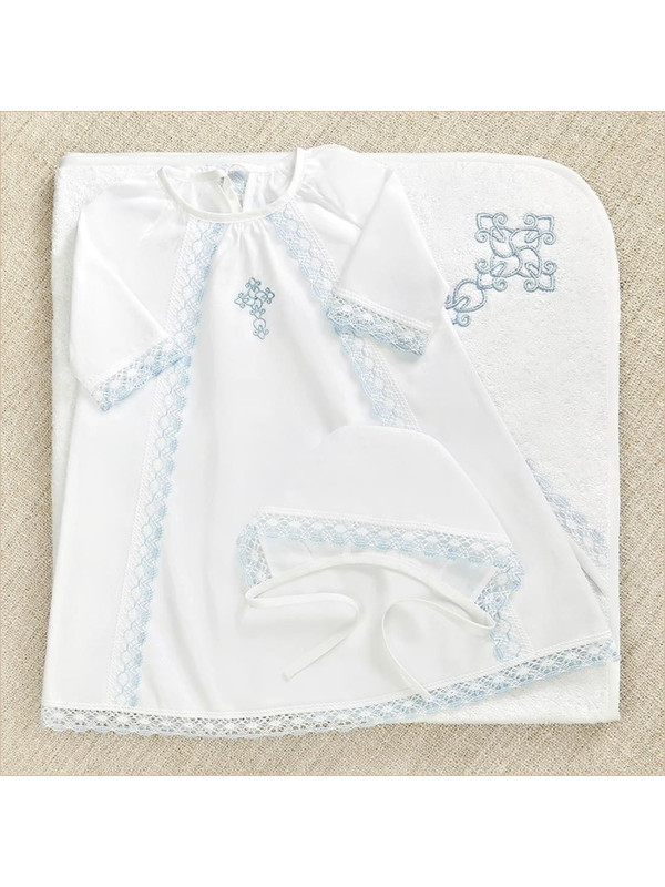 Крестильный набор Степан с махровым уголком