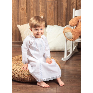 Крестильный набор Степан с кружевным полотенцем