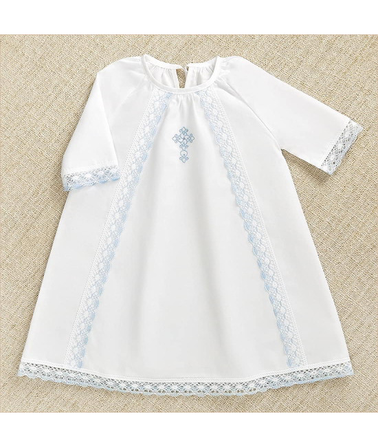 Крестильный набор Степан с кружевным полотенцем