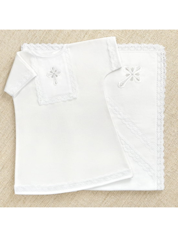 Крестильный набор Светлость с пеленкой