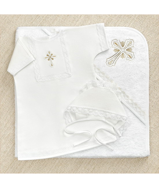 Крестильный набор Светлость с махровым уголком