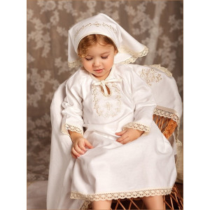 Крестильный набор Ульяна с махровым уголком