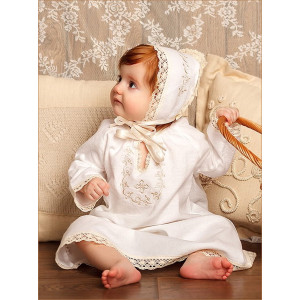 Крестильный набор Ульяна с махровым уголком