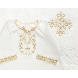 Крестильный набор Ульяна с махровым уголком