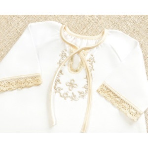 Крестильный набор Ульяна с махровым уголком