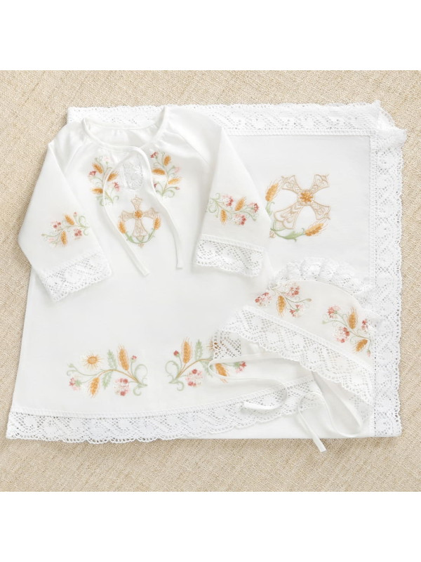 Крестильный набор Василиса с пеленкой