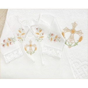 Крестильный набор Василиса с классическим полотенцем