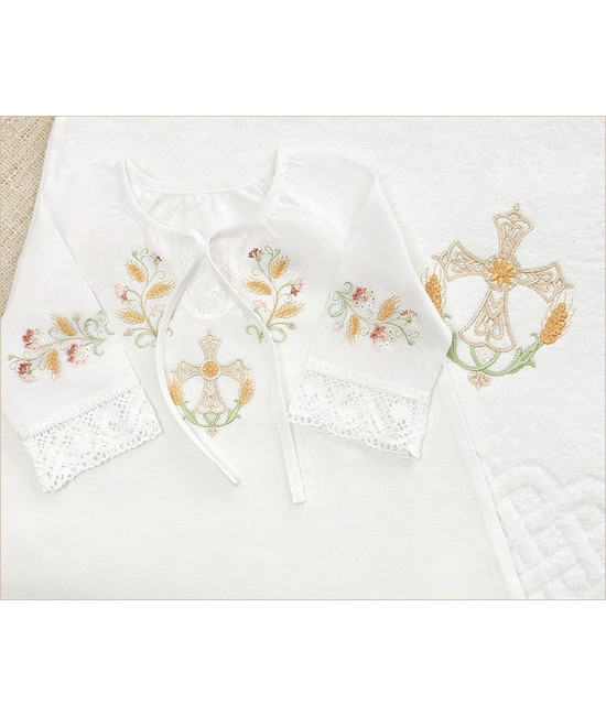 Крестильный набор Василиса с классическим полотенцем