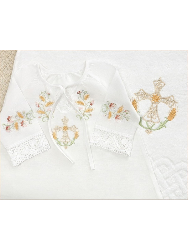 Крестильный набор Василиса с классическим полотенцем