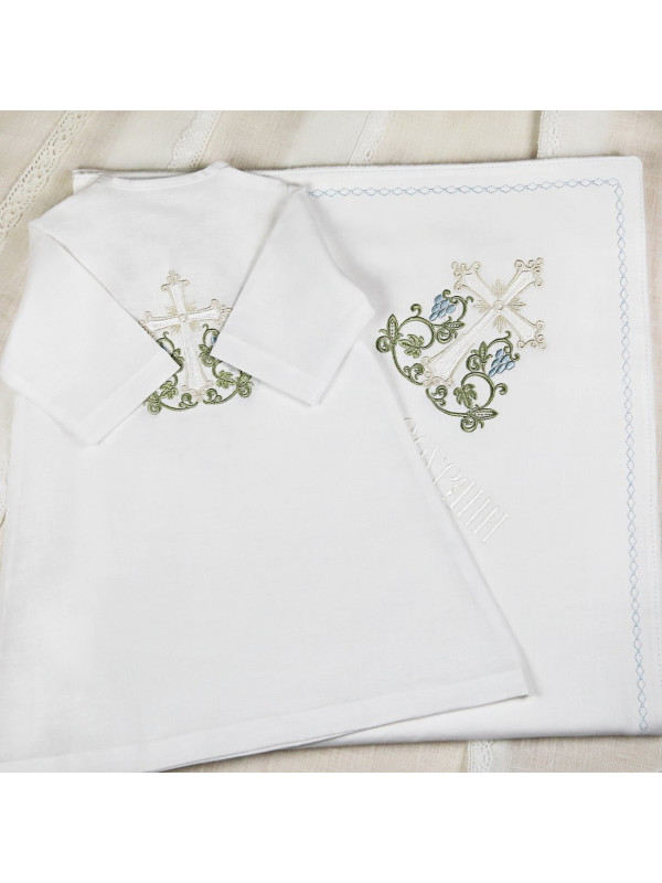 Крестильный набор Владимир с пеленкой