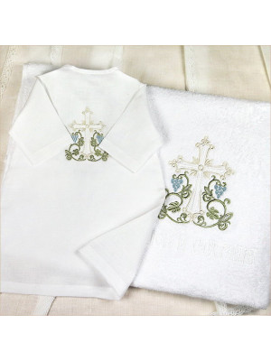 Крестильный набор Владимир с классическим полотенцем