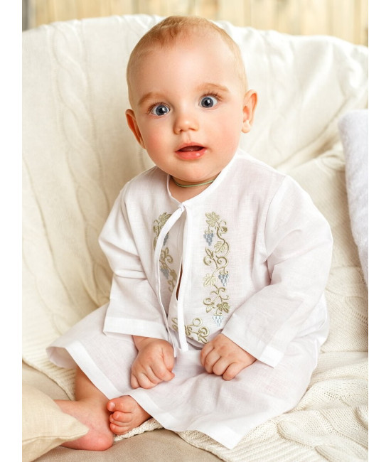 Крестильный набор Владимир с махровым уголком