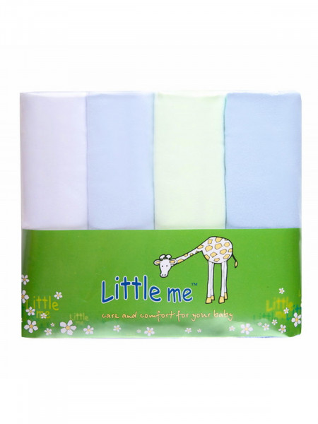 Трикотажные пеленки для мальчика LittleMe 4 шт