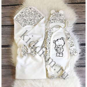 Летний комплект на выписку Picolita Лайт-Milk белый