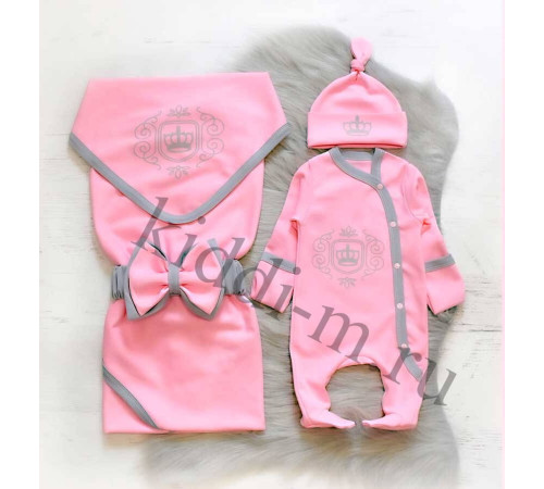 Летний комплект на выписку Picolita Лайт-Роскошь розовый