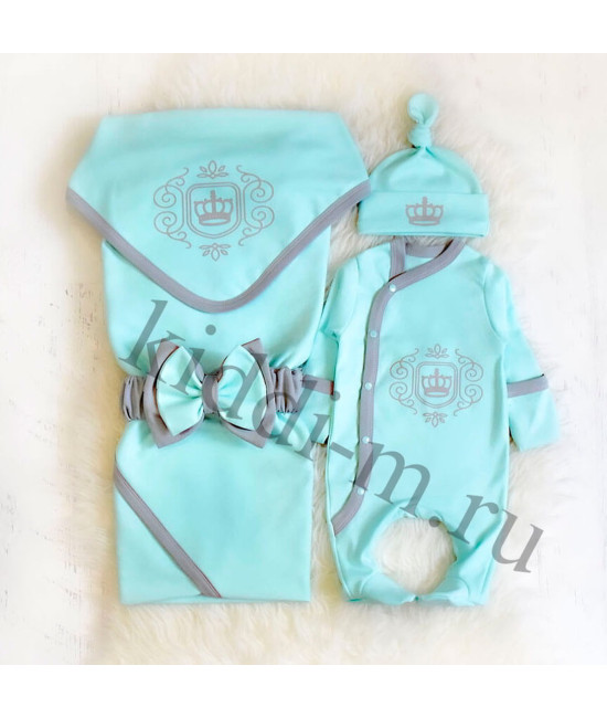 Летний комплект на выписку Picolita Лайт-Роскошь ментол