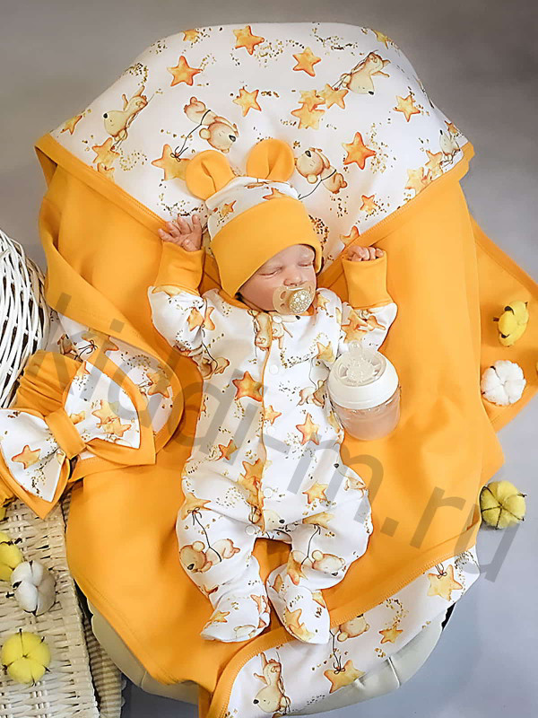 Летний комплект Picolita Лайт-Мишка желтый