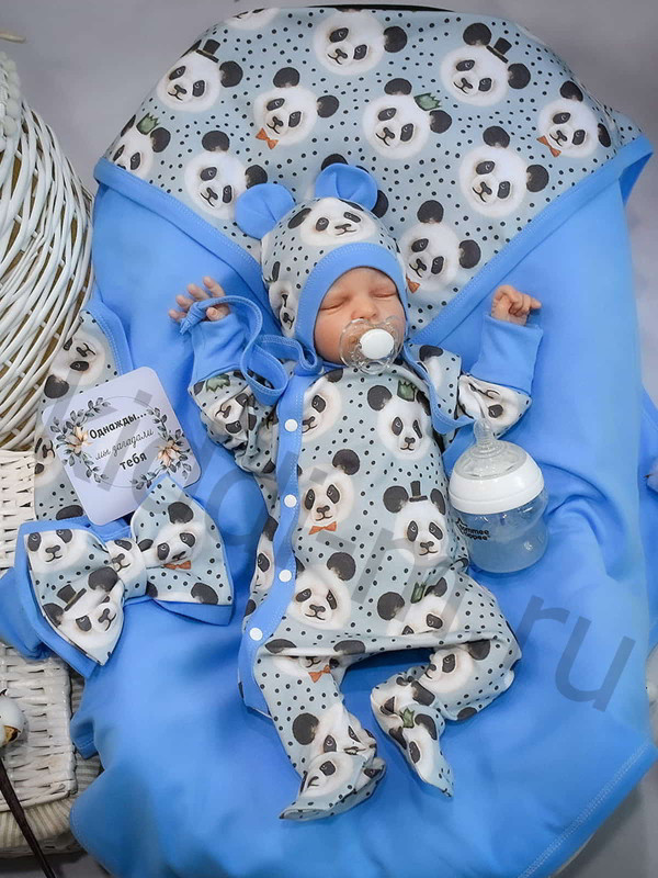 Летний комплект Picolita Лайт-Панда голубой