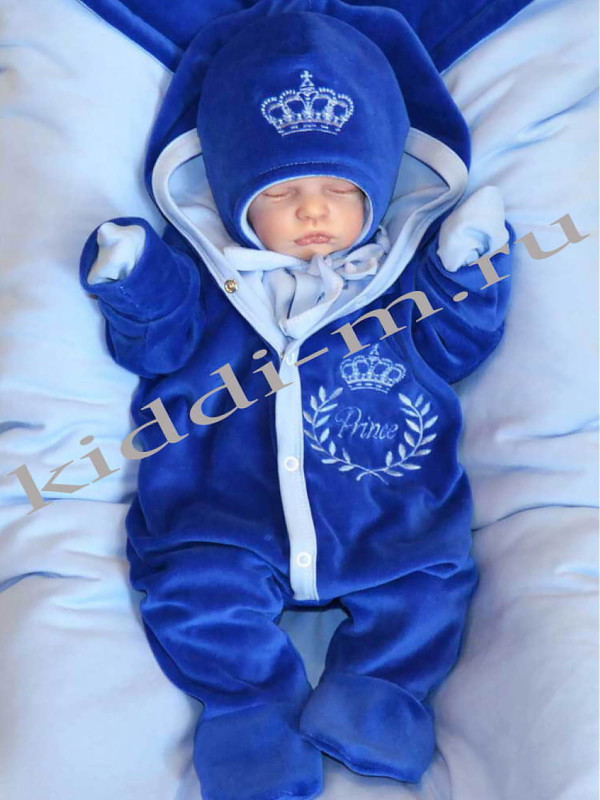 Демисезонный комплект Picolita Лапушка-Роскошь синий-голубой