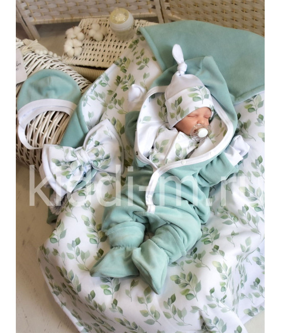 Комплект на выписку Picolita Лапушка-Листики полынь