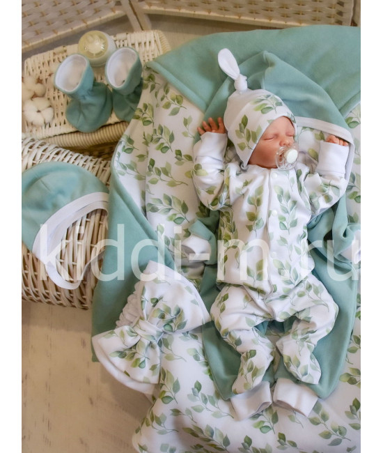 Комплект на выписку Picolita Лапушка-Листики полынь