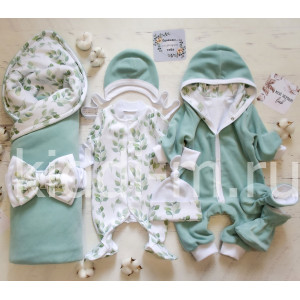 Комплект на выписку Picolita Лапушка-Листики полынь