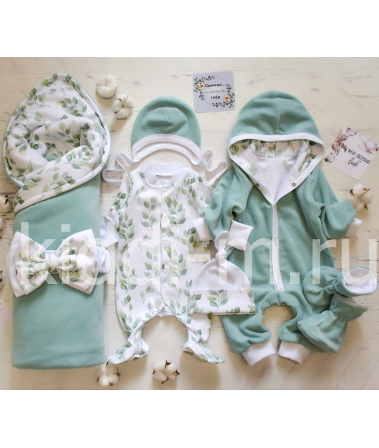 Комплект на выписку Picolita Лапушка-Листики полынь