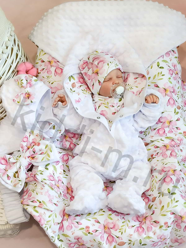 Демисезонный комплект Picolita Лапушка-Цветочный магнолия