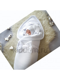 Комплект на выписку для новорожденного Picolita Лапушка-Зайка белый