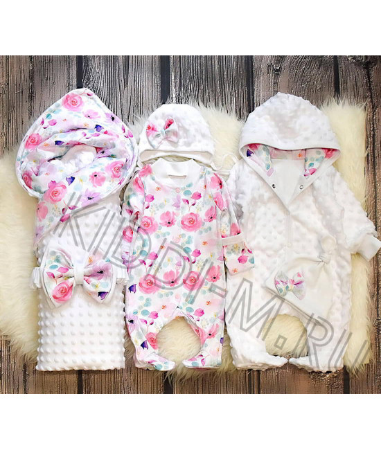 Комплект на выписку Picolita Цветочный букет