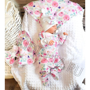 Комплект на выписку Picolita Цветочный букет