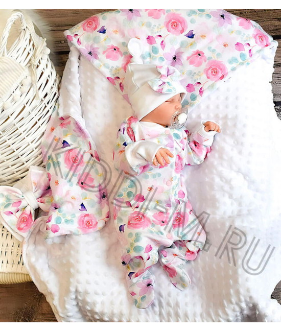 Комплект на выписку Picolita Цветочный букет