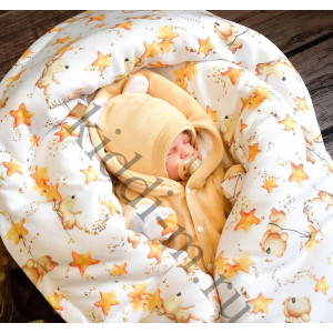 Комплект на выписку для новорожденного Picolita Лапушка-Мишка песочный