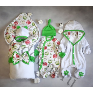 Комплект на выписку для новорожденного Picolita Лапушка-Пастила