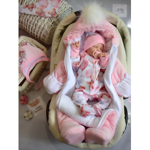 Комплект на выписку Picolita Любимка-Мишка розовый